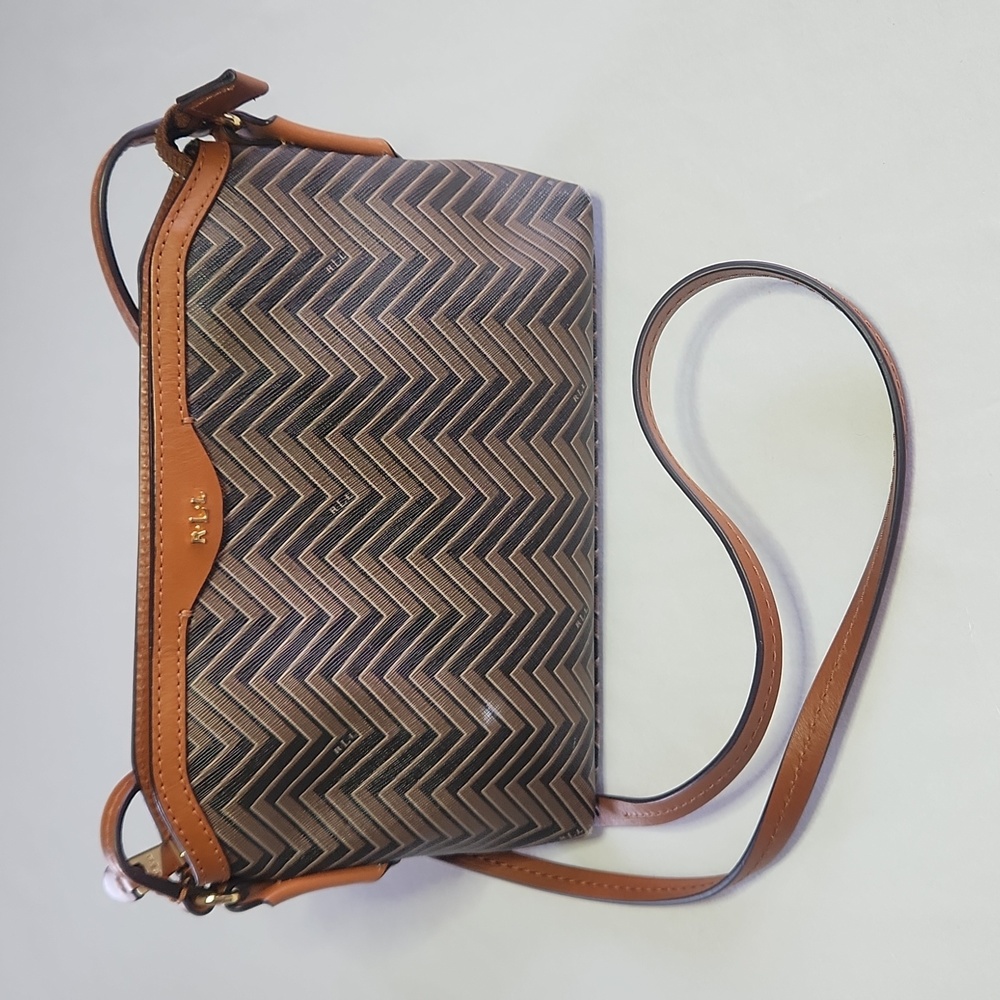 Ralph Lauren Chevron Boswell Crossbody Bag - Lauren Ralph Lauren